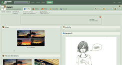Desktop Screenshot of maiahi.deviantart.com