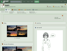 Tablet Screenshot of maiahi.deviantart.com