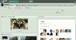 Desktop Screenshot of mahayuu.deviantart.com