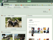 Tablet Screenshot of mahayuu.deviantart.com