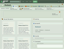 Tablet Screenshot of bludraest.deviantart.com