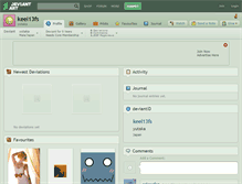 Tablet Screenshot of keel13fs.deviantart.com