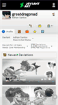 Mobile Screenshot of greatdragonad.deviantart.com