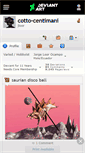 Mobile Screenshot of cotto-centimani.deviantart.com
