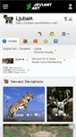 Mobile Screenshot of ljubam.deviantart.com