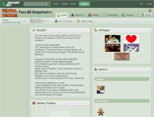 Tablet Screenshot of foxs-be-emporium.deviantart.com