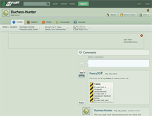 Tablet Screenshot of duchess-hunter.deviantart.com