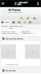 Mobile Screenshot of bctheme.deviantart.com