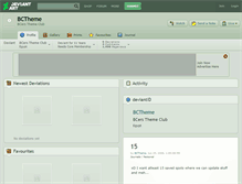 Tablet Screenshot of bctheme.deviantart.com