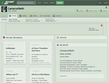 Tablet Screenshot of camaroofdeth.deviantart.com