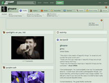 Tablet Screenshot of ginsane.deviantart.com