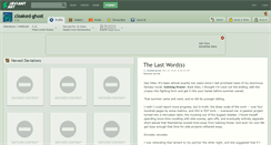 Desktop Screenshot of cloaked-ghost.deviantart.com