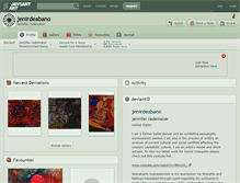 Tablet Screenshot of jenirdeabano.deviantart.com