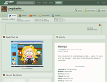 Tablet Screenshot of booyakashin.deviantart.com