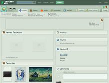 Tablet Screenshot of boooop.deviantart.com