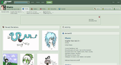 Desktop Screenshot of nhamo.deviantart.com