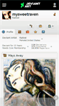 Mobile Screenshot of mysweetraven.deviantart.com