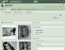 Tablet Screenshot of ellinorhelen.deviantart.com