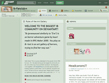 Tablet Screenshot of ib-fanclub.deviantart.com