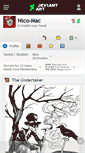 Mobile Screenshot of nico-mac.deviantart.com