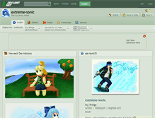 Tablet Screenshot of extreme-sonic.deviantart.com