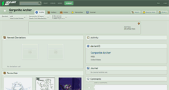 Desktop Screenshot of gorgonite-archer.deviantart.com