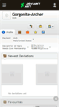Mobile Screenshot of gorgonite-archer.deviantart.com