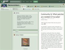 Tablet Screenshot of patchersunited.deviantart.com