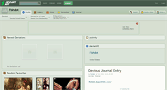 Desktop Screenshot of fishdot.deviantart.com