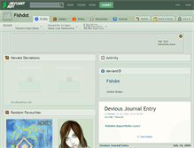 Tablet Screenshot of fishdot.deviantart.com