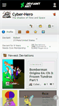 Mobile Screenshot of cyber-hero.deviantart.com