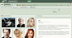 Desktop Screenshot of crosssword.deviantart.com