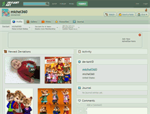 Tablet Screenshot of michel360.deviantart.com