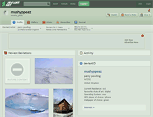Tablet Screenshot of mushyppeaz.deviantart.com