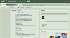 Desktop Screenshot of ms-paint-pixel-art.deviantart.com