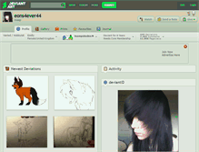Tablet Screenshot of eons4ever44.deviantart.com