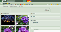 Desktop Screenshot of heymsmurder.deviantart.com