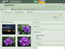 Tablet Screenshot of heymsmurder.deviantart.com