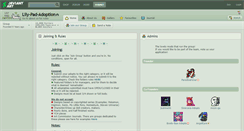 Desktop Screenshot of lily-pad-adoption.deviantart.com