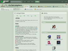 Tablet Screenshot of lily-pad-adoption.deviantart.com