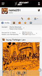 Mobile Screenshot of nomo351.deviantart.com