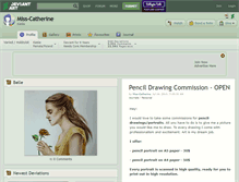 Tablet Screenshot of miss-catherine.deviantart.com