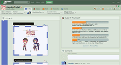 Desktop Screenshot of maydayfireball.deviantart.com