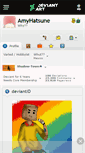 Mobile Screenshot of amyhatsune.deviantart.com