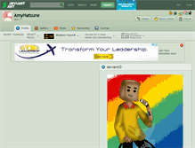 Tablet Screenshot of amyhatsune.deviantart.com