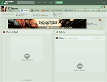 Tablet Screenshot of 123samo.deviantart.com