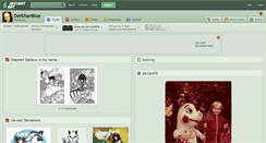 Desktop Screenshot of derkhanblue.deviantart.com