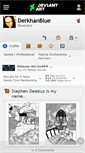Mobile Screenshot of derkhanblue.deviantart.com