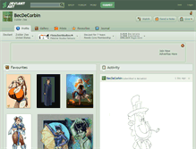 Tablet Screenshot of becdecorbin.deviantart.com