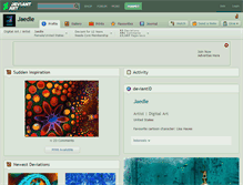 Tablet Screenshot of jaedle.deviantart.com